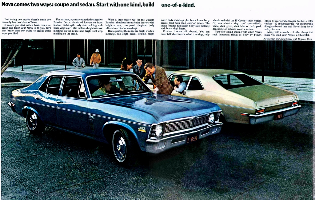 1970 Chevrolet Nova Brochure Page 4